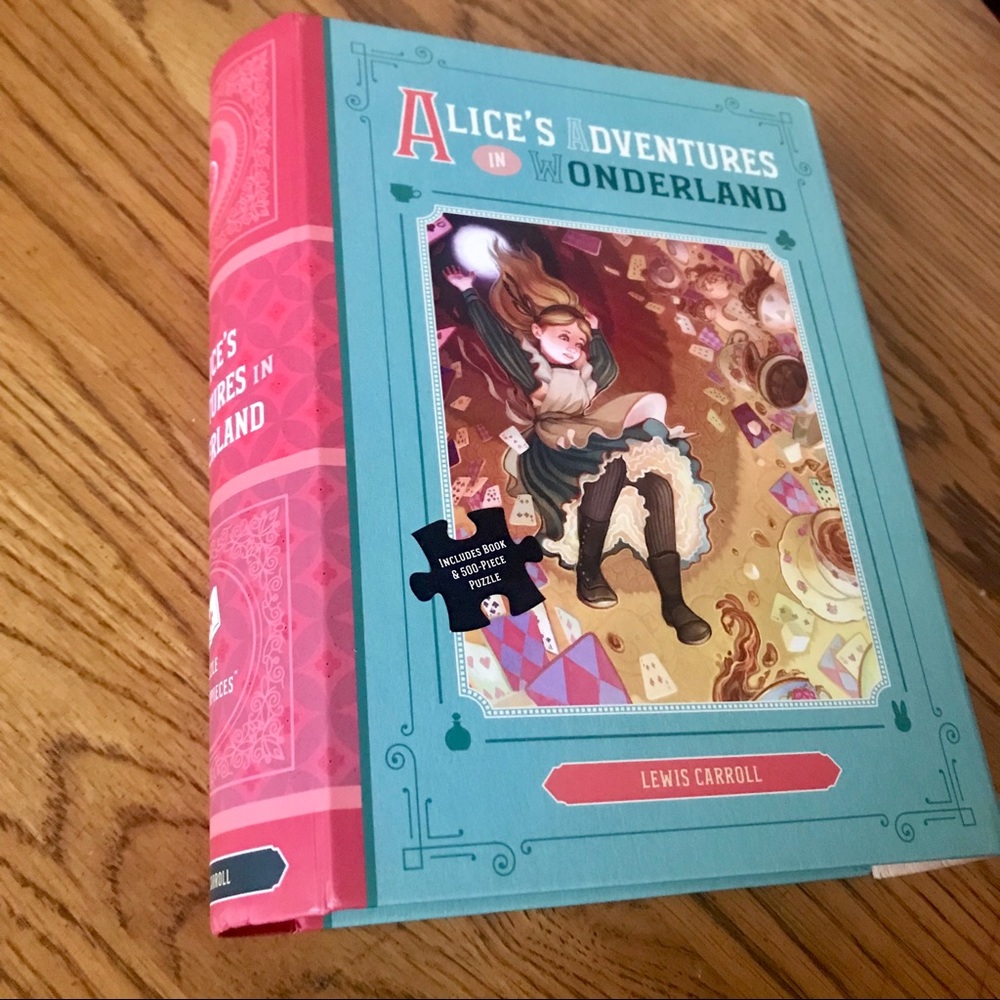 📌2/15📌Alice in Wonderland Puzzle and Book Set